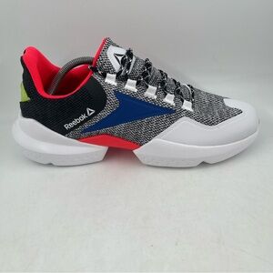 NIB! Reebok Men’s Split Fuel - Size 11.5 - Black White Woven Upper Lace-Up Shoe